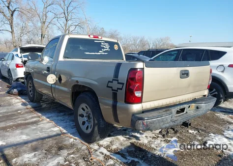 2006 Chevrolet Silverado 1500 Work Truck from USA, damaged, VIN 1GCEC14X76Z125365